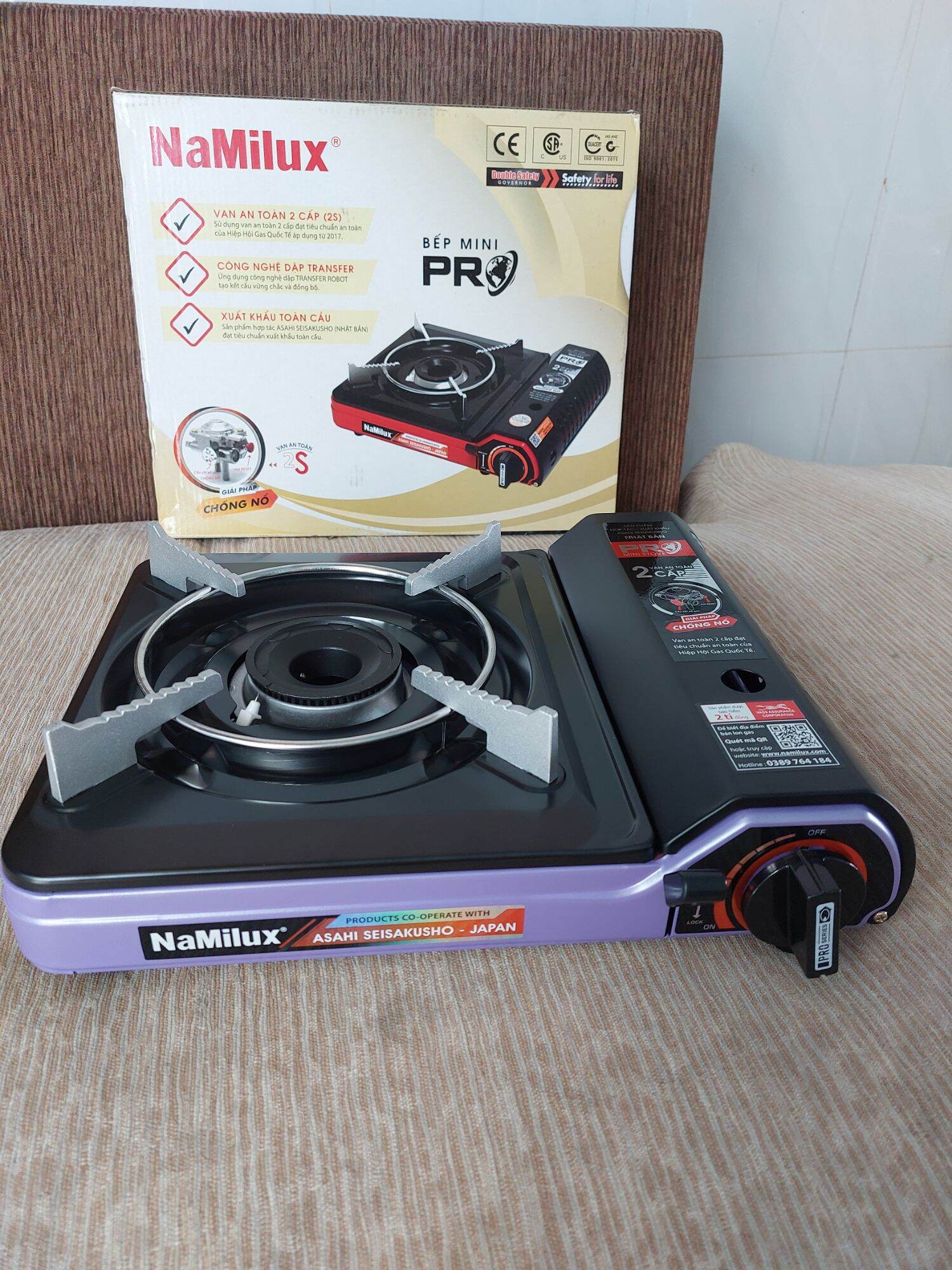 Bếp gas du lịch namilux dl 2021pf