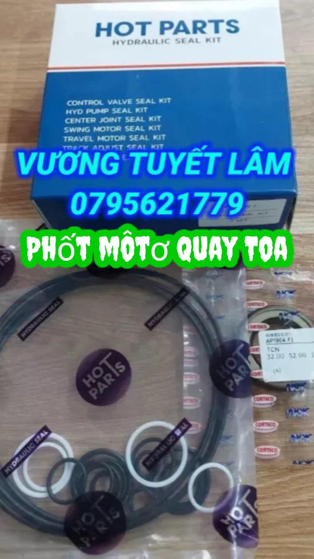 Bộ sin phốt mô tơ quay toa ex60-5 vương tuyết lâm 0795621779