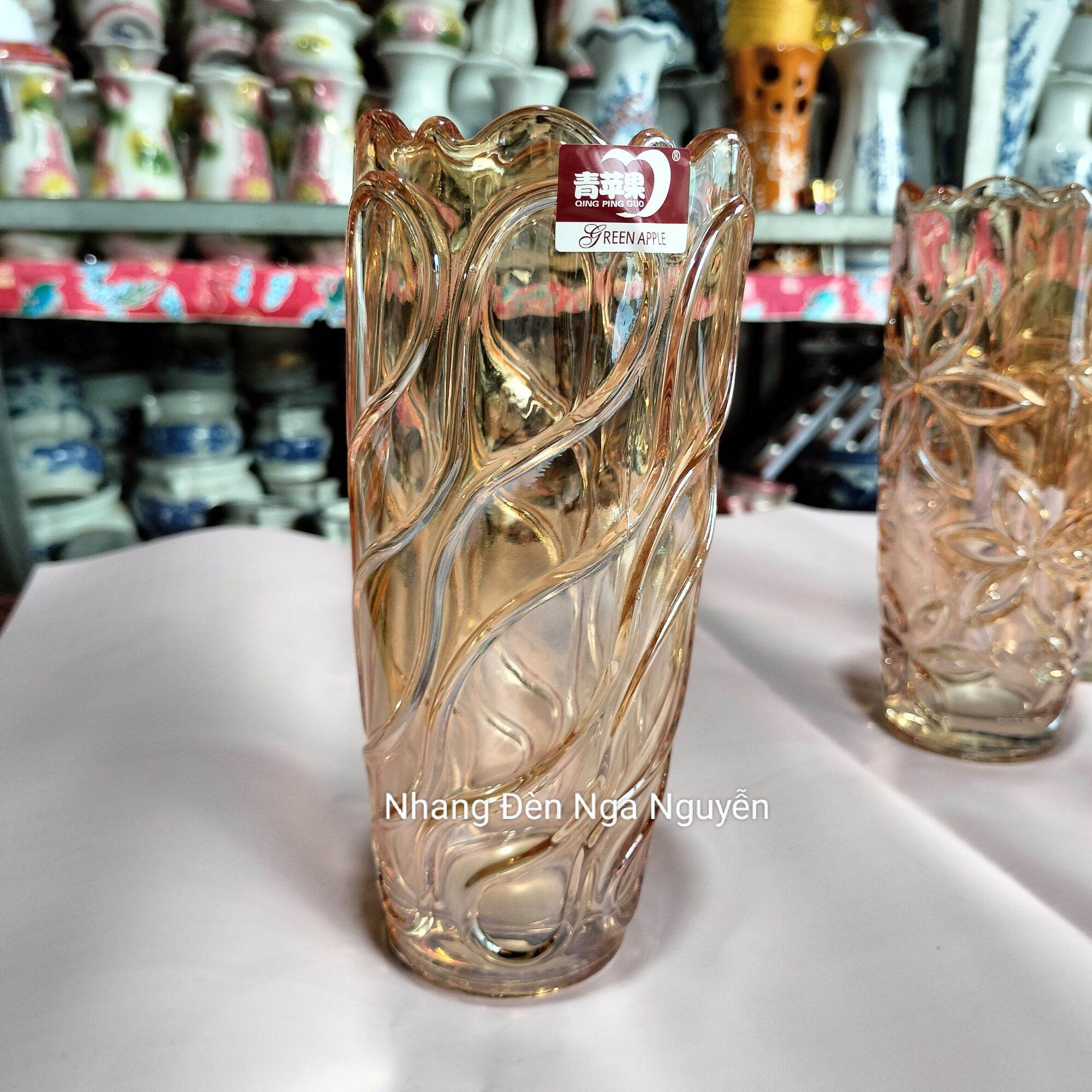 Lọ hoa thủy tinh pha lê cao cấp