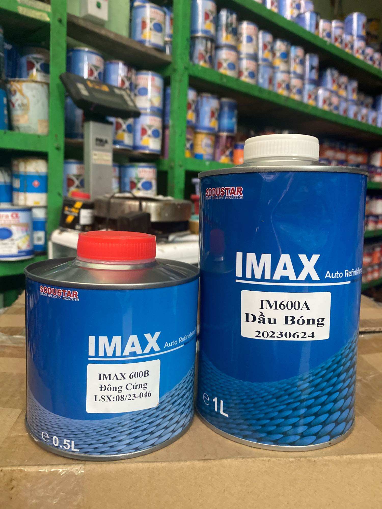 Dầu bóng 2k IMAX Auto Refinishing Paints ti lệ 2-1 1 bộ 1 lít 5