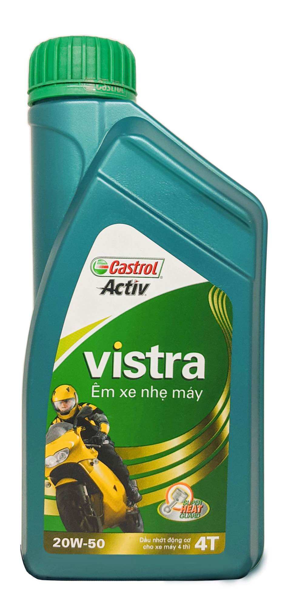 Nhớt Castrol Activ Vistra 4T 20W50 800ml