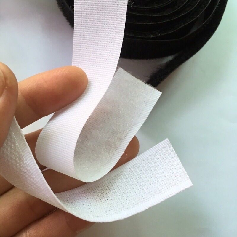 1m băng nhám dính 2,5cm dính khăn,dính áo,dính túi xách,dính balo