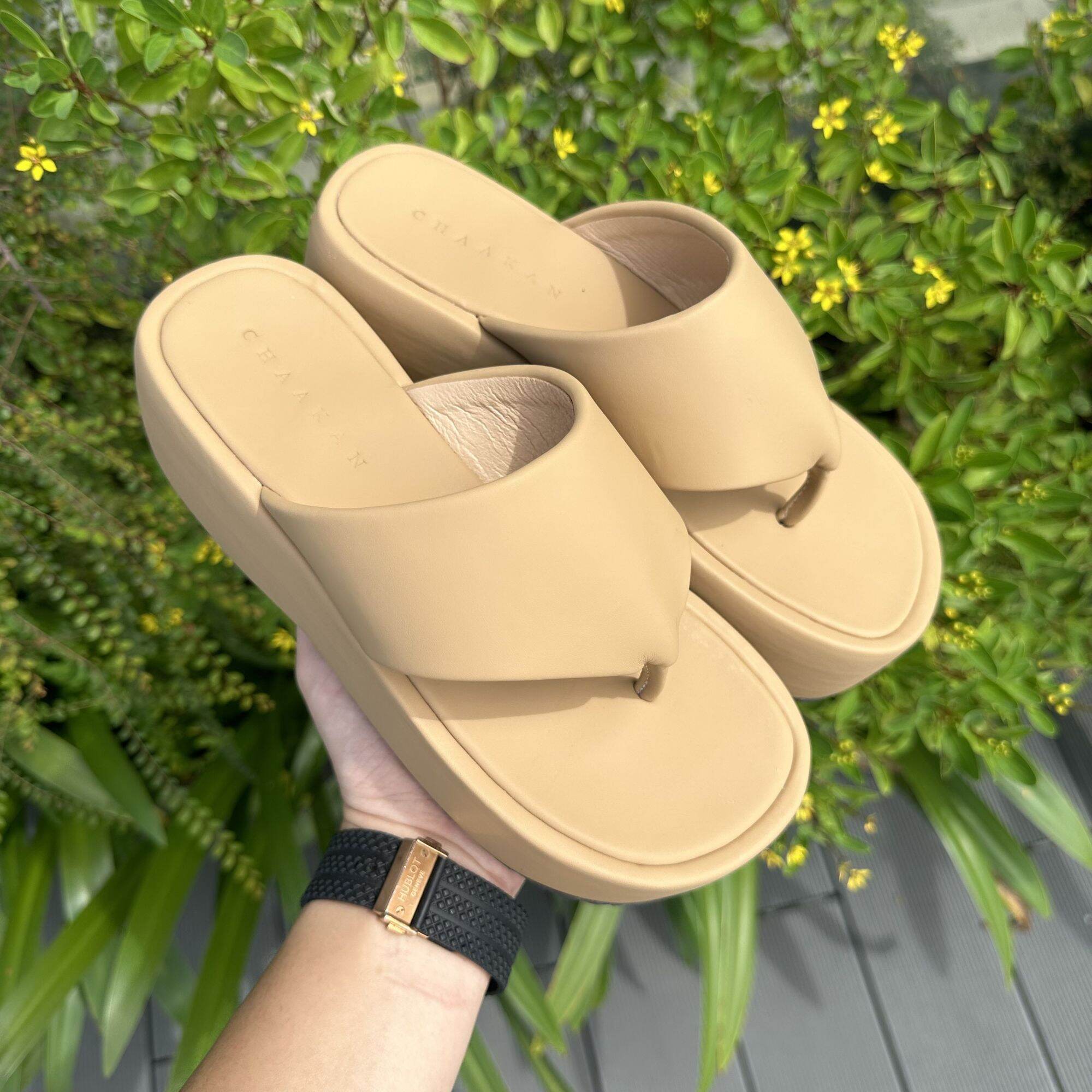dép kẹp ngón nữ đế bánh mì chaakan