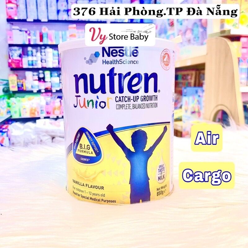 Sữa Nutren Junior 800g Thụy sĩ,Sữa bột dành cho bé từ 12 tháng tuổi