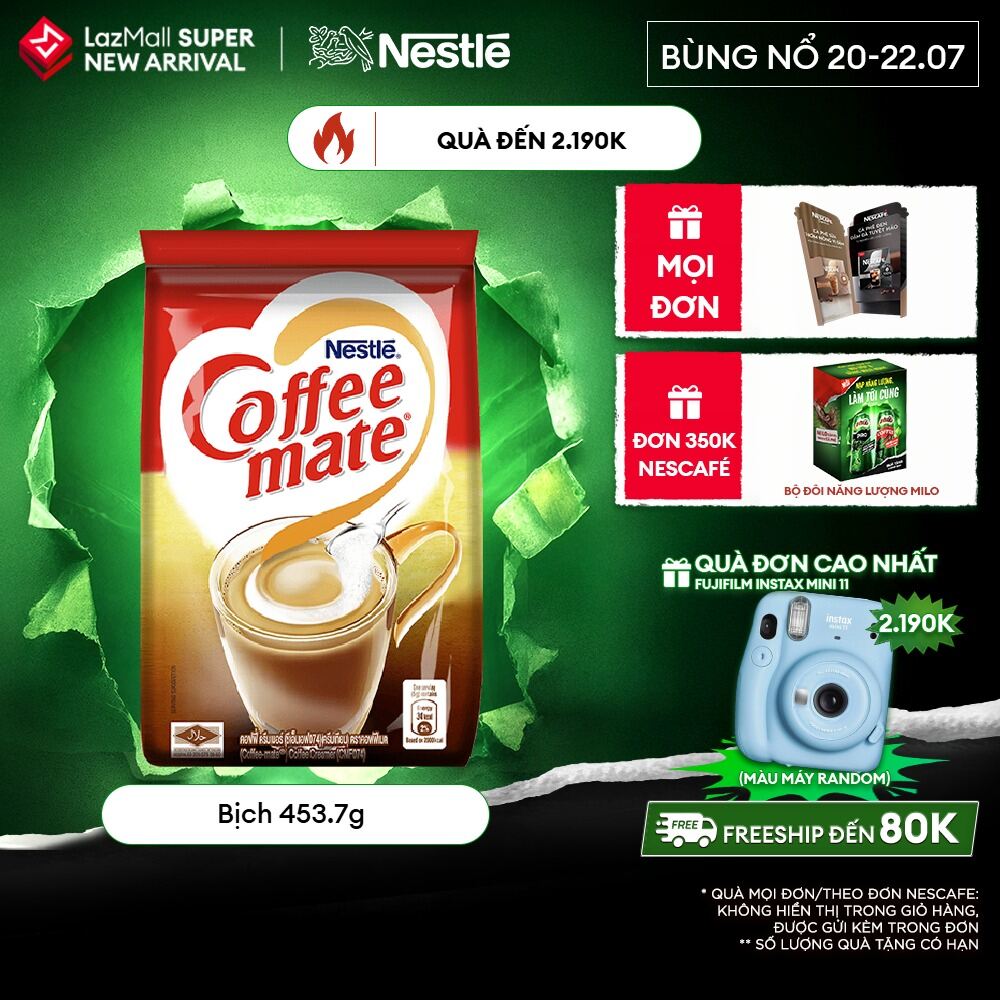 [FREESHIP TOÀN QUỐC] Bột kem Nestle Coffee Mate (453.7g)
