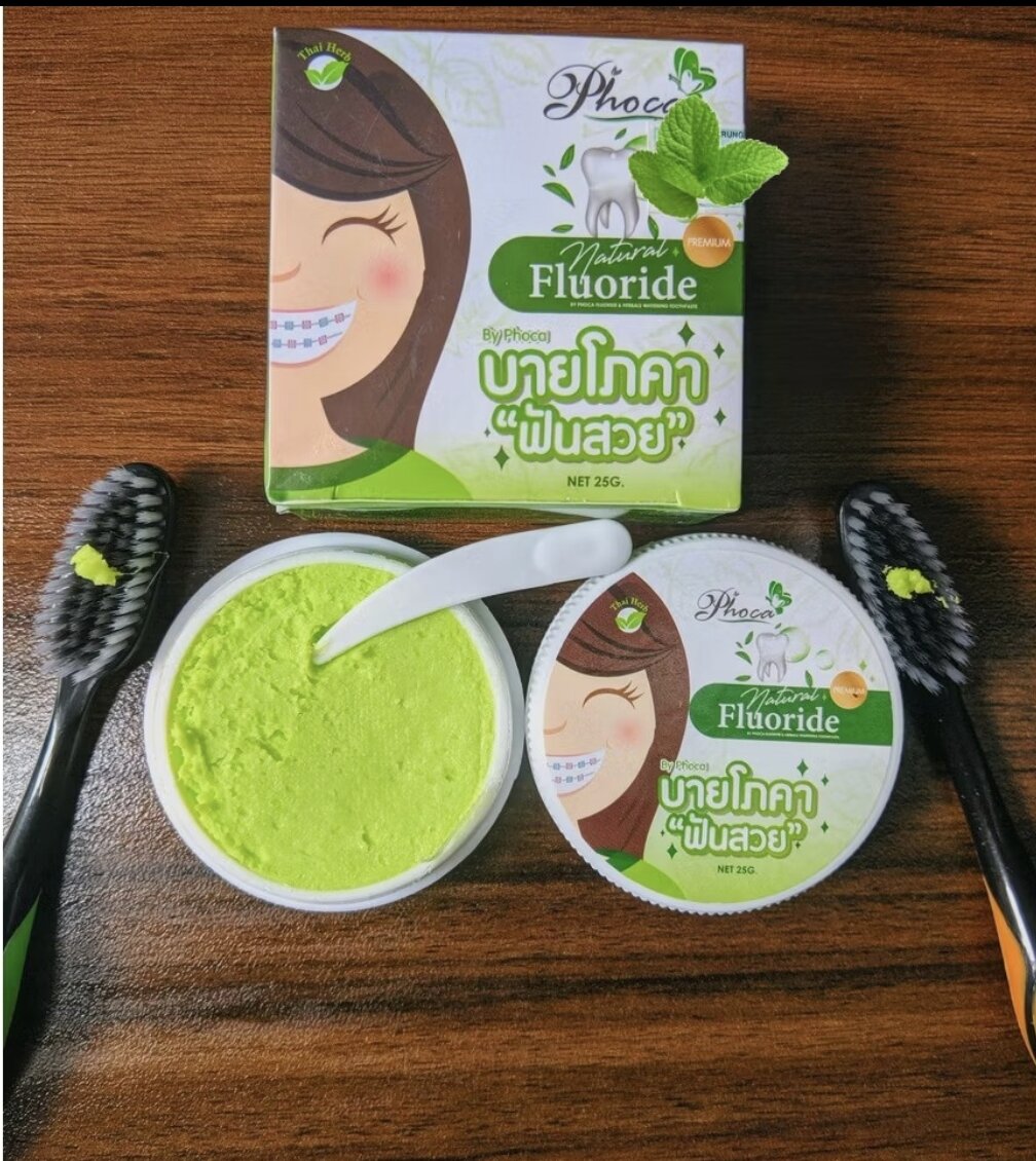 Kem đánh răng Phoca Thái lan chính hãng, niềng răng trắng răng thơm miệng