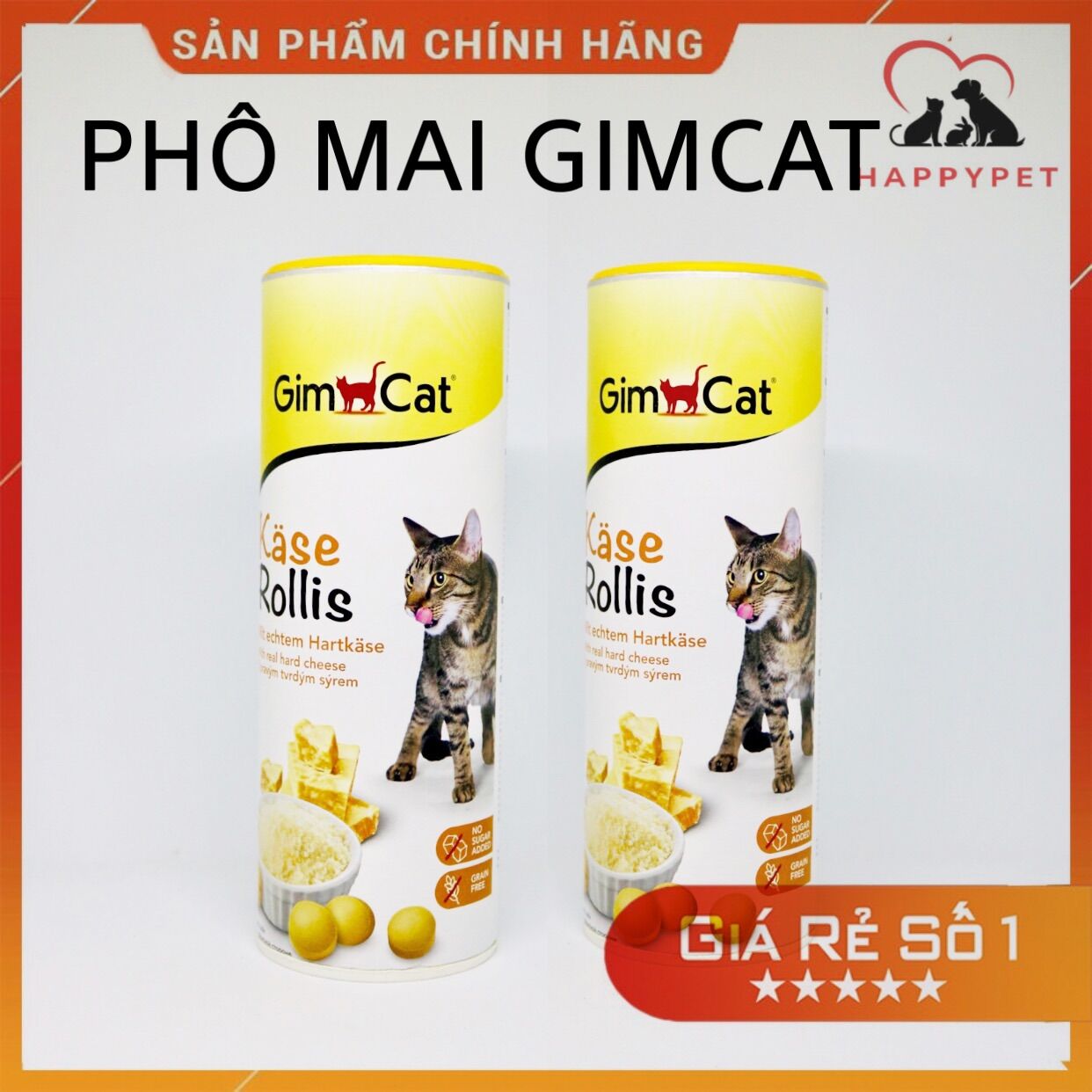 Viên phô mai gimcat thơm ngon cho mèo nhập khẩu từ đức