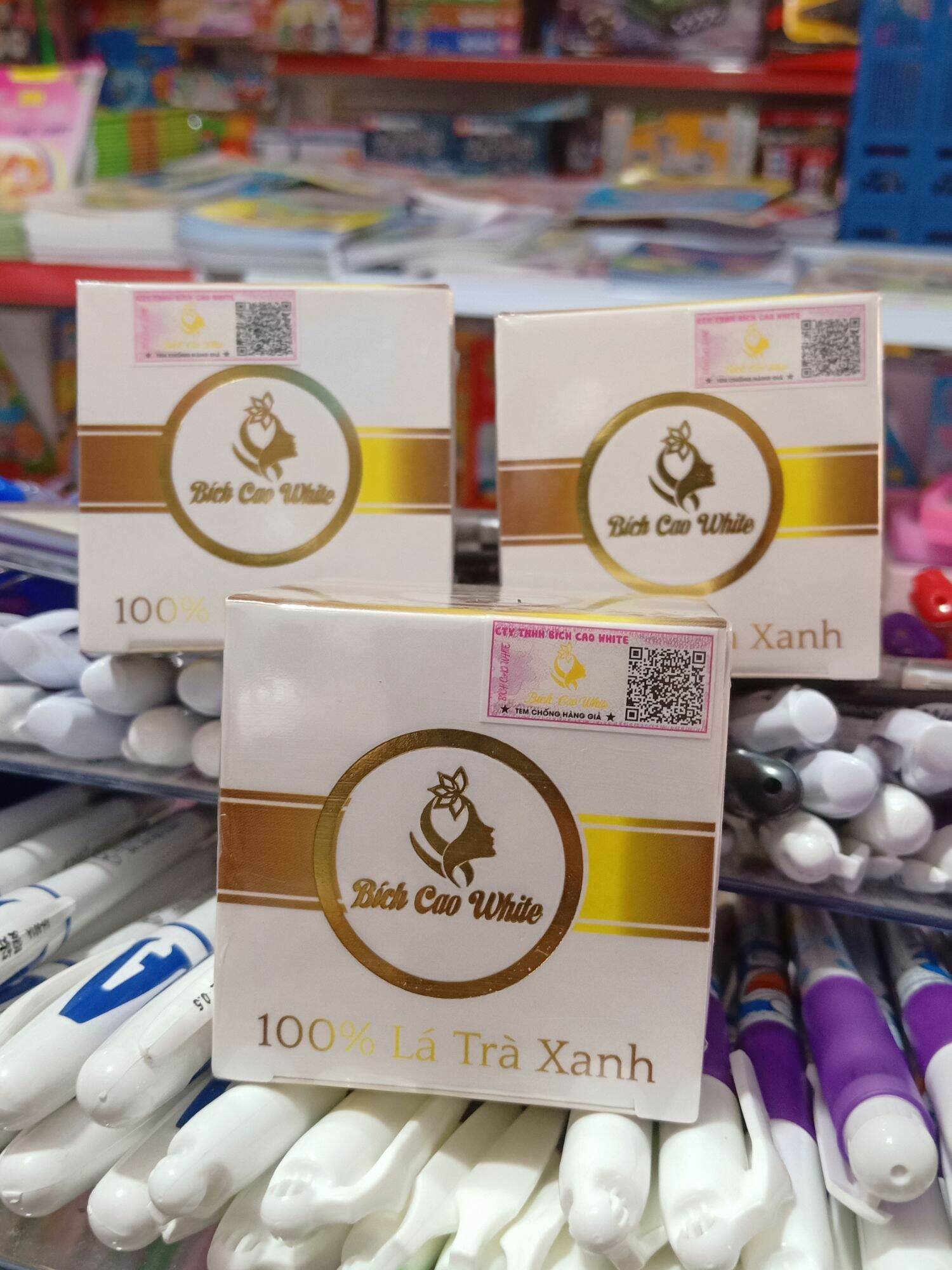 Combo 3 hộp kem trà xanh Bích Cao White được giá sỉ