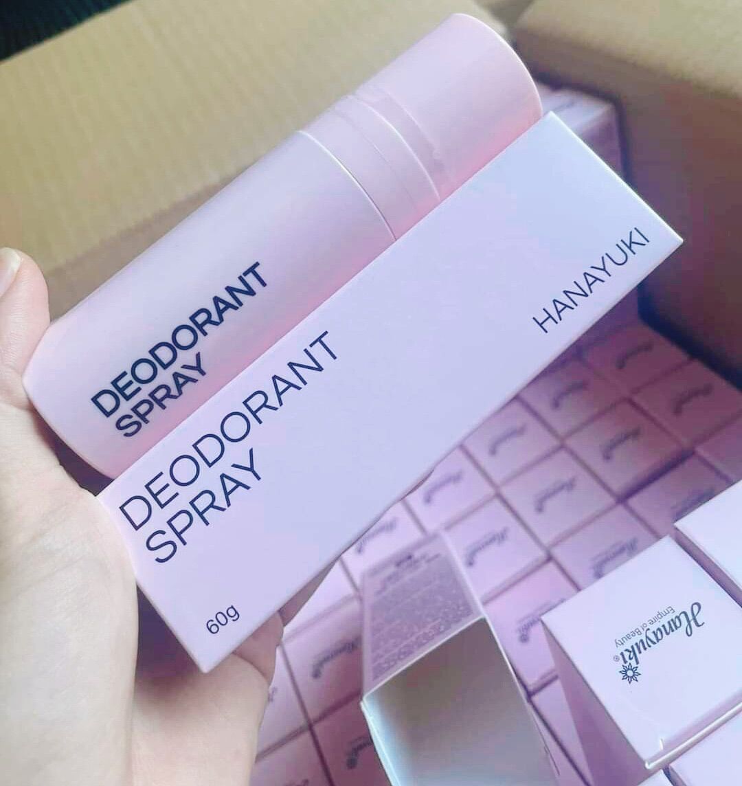 Xịt khử Mùi Cơ Thể Hanayuki - Deodorant Spray