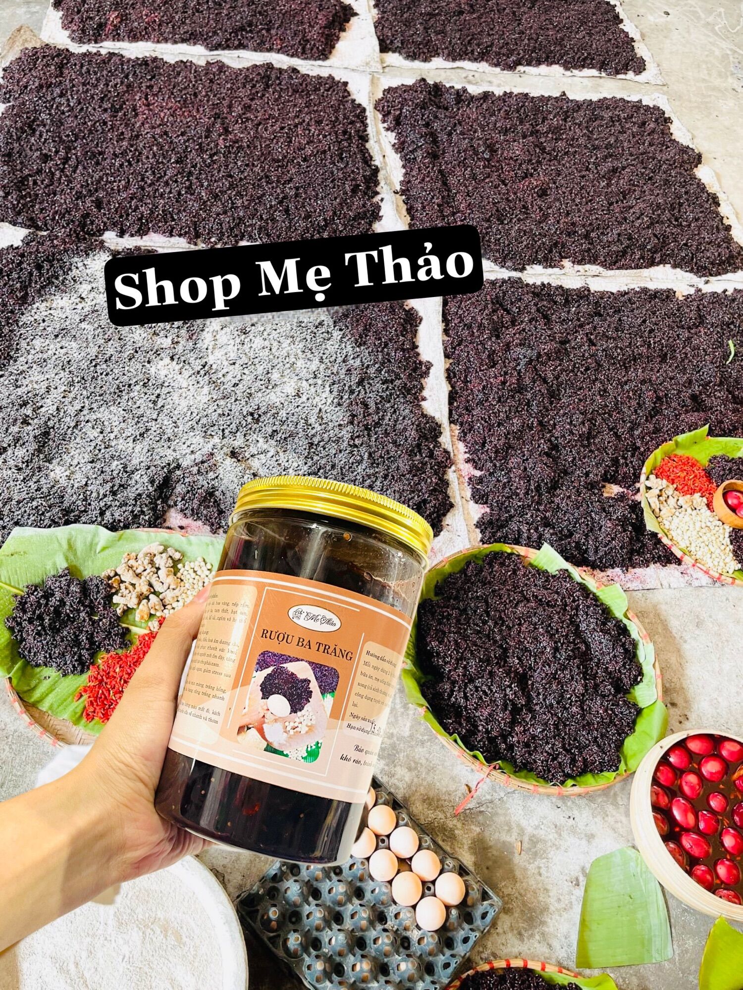 [HCM]CỐT BA TRĂNG TRỨNG GÀ HẠ THỔ (HANDMADE)