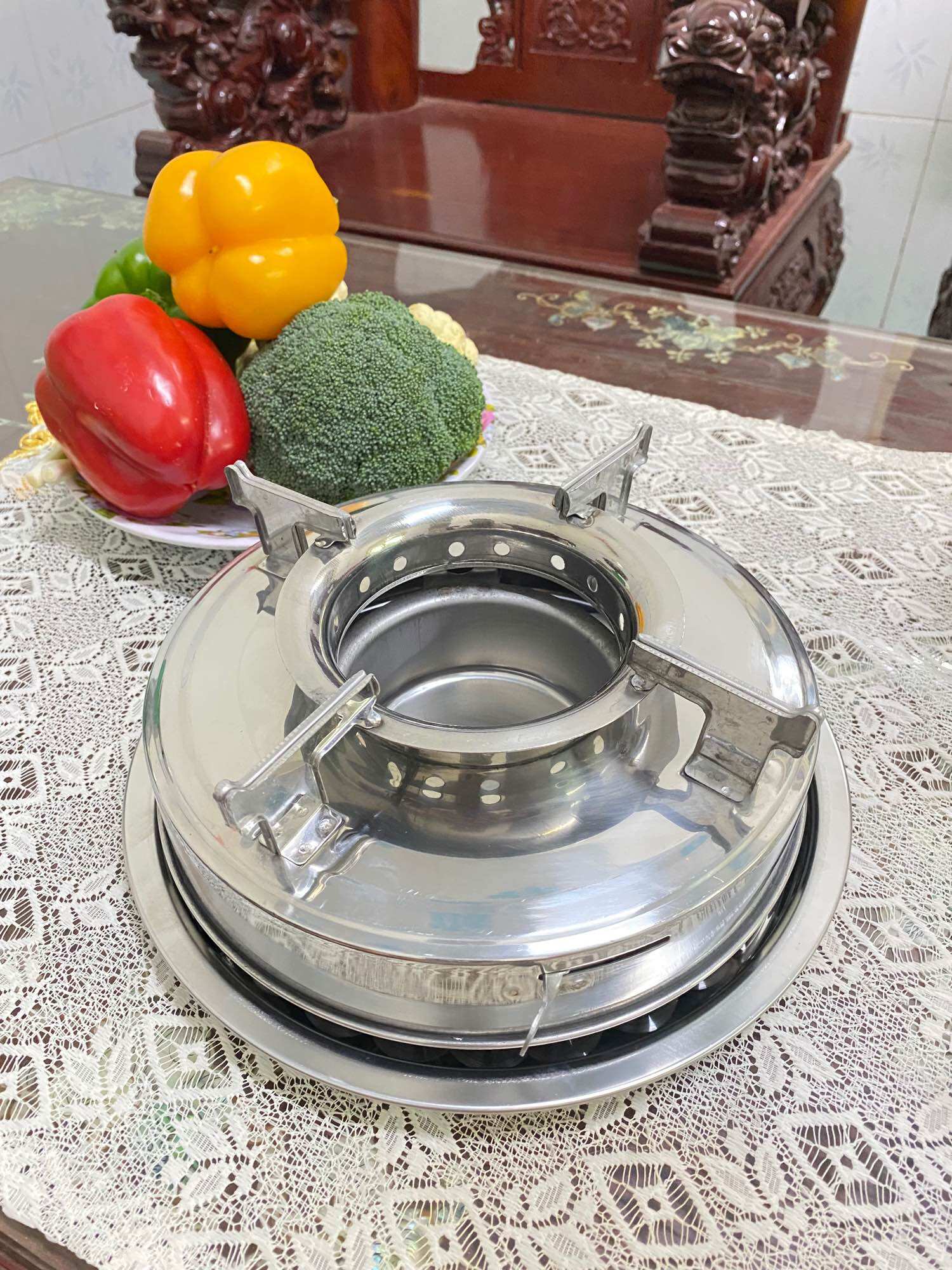 Bếp Cồn ,Bếp Cồn Chắn Gió Inox Siêu Rẻ siêu