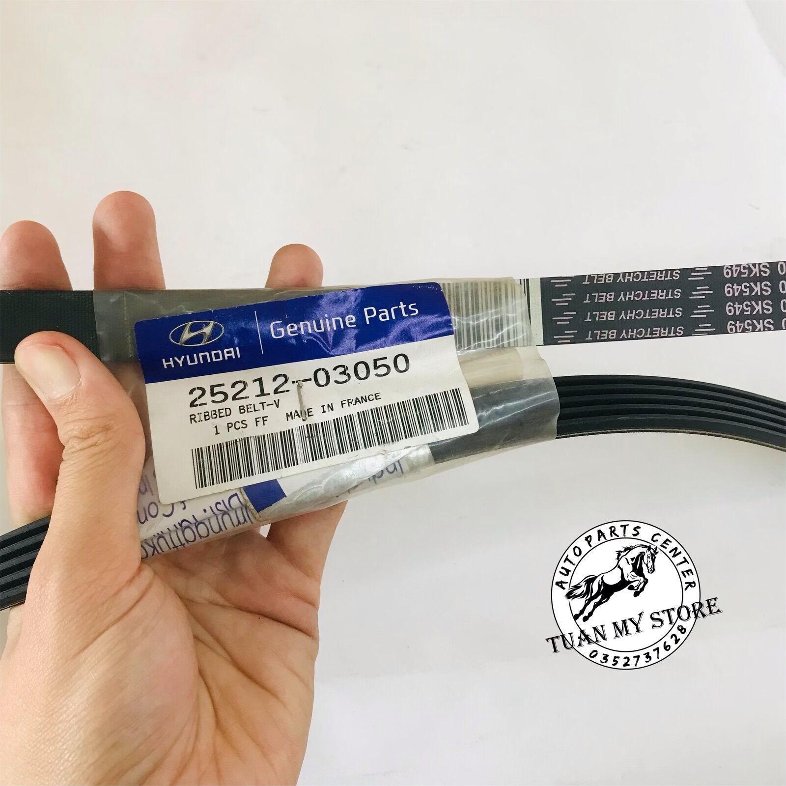 Dây curoa tổng Grand i10 1.2L