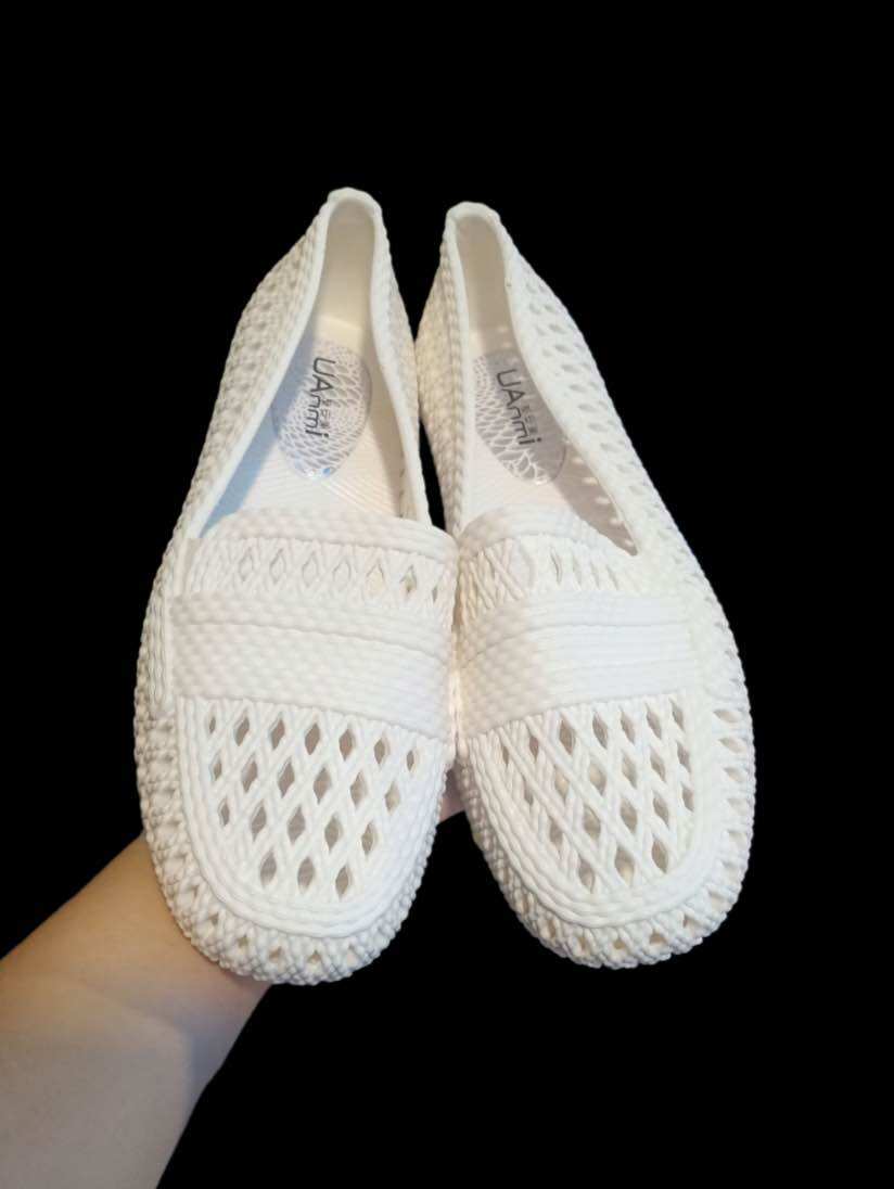 Giày búp bê nữ nhựa lưới dẻo mềm size 36-40