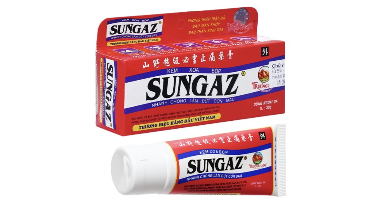 Kem xoa bóp Sungaz tuýp 30g