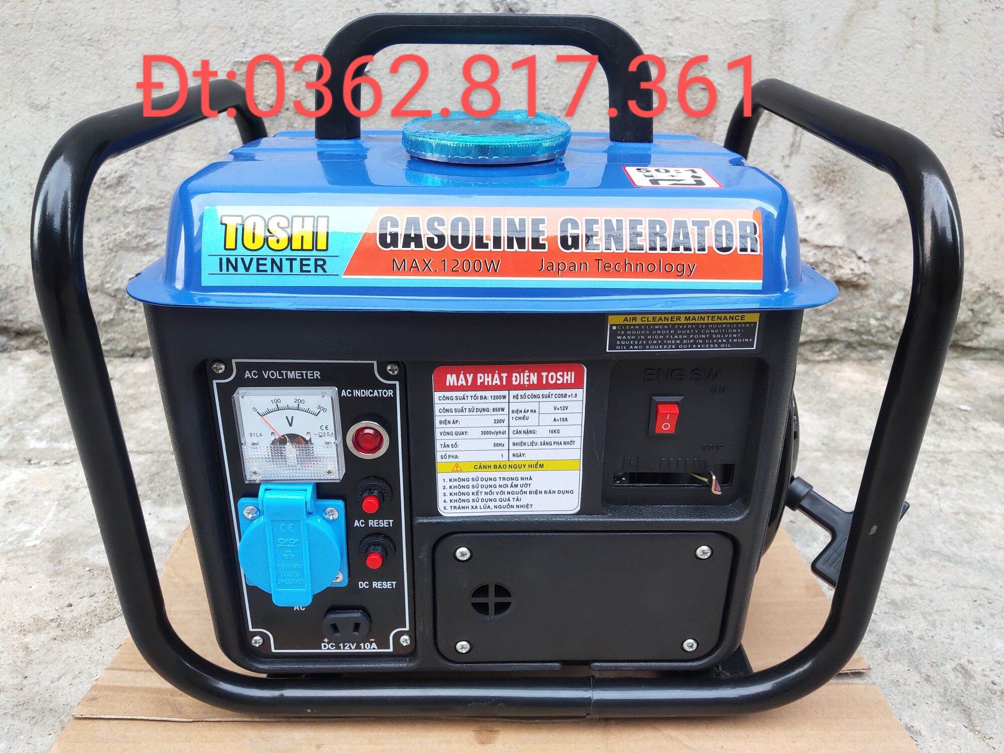 Máy phát điện mini gia đình 1200W