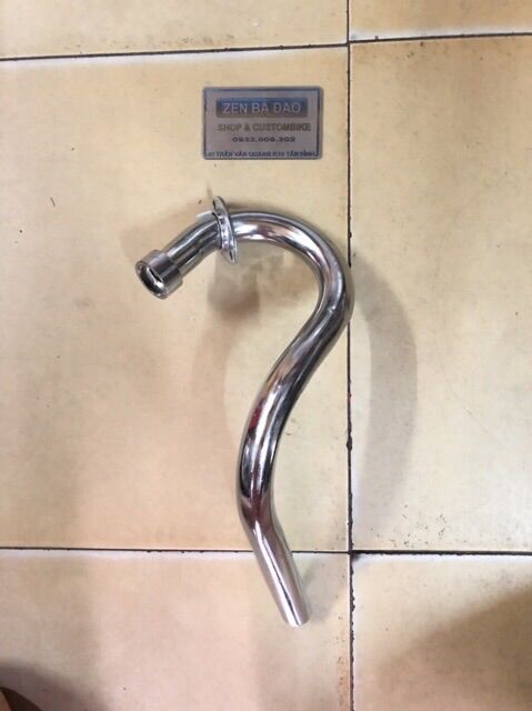 Cổ pô nằm inox 201/ cổ vắt sắt xi