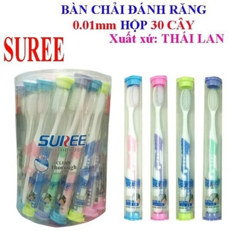 Bàn chải đánh răng Thái Lan dạng ống