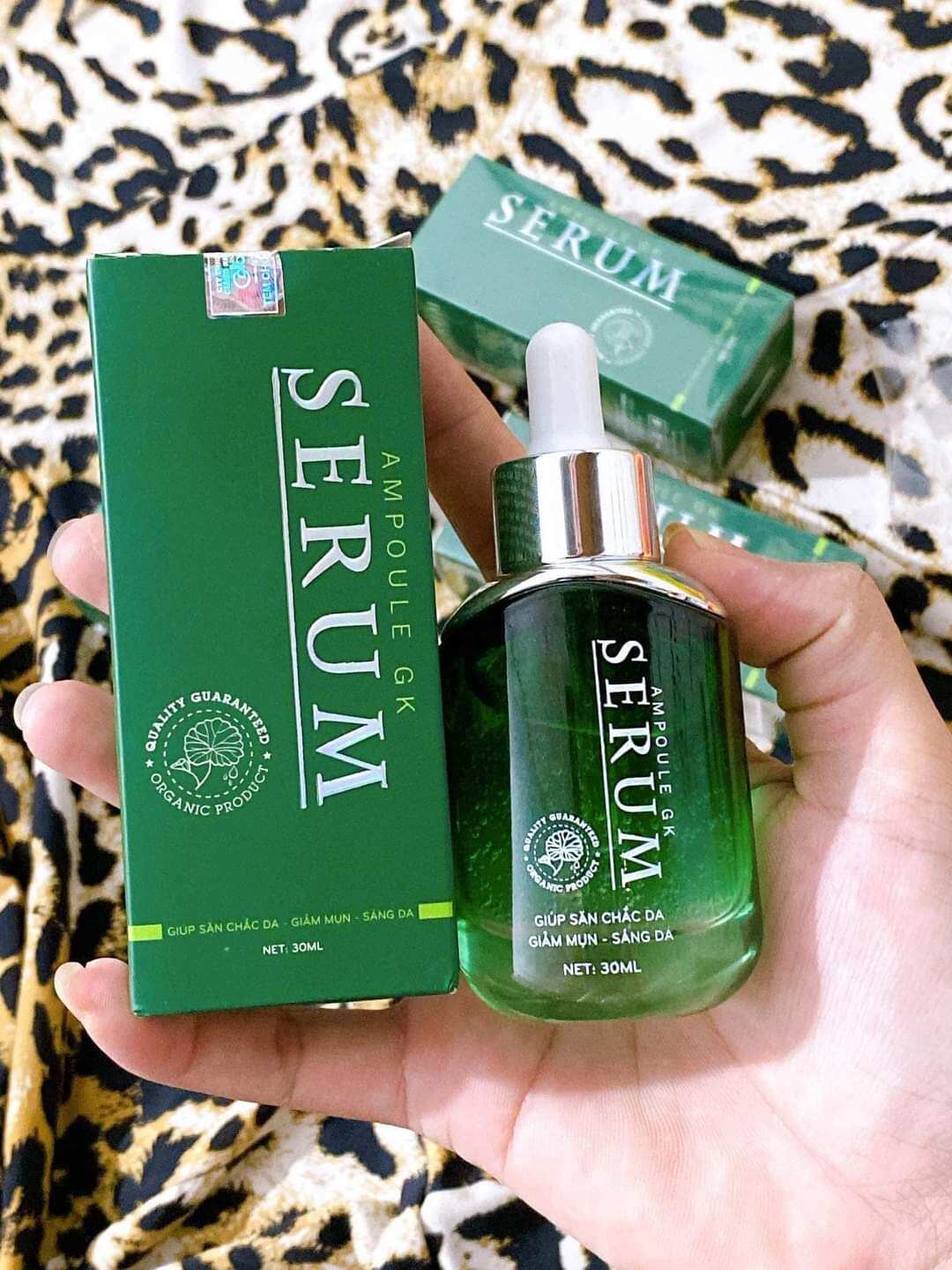 Tinh chất serum rau má gk 30 ml dưỡng trắng da căng bóng