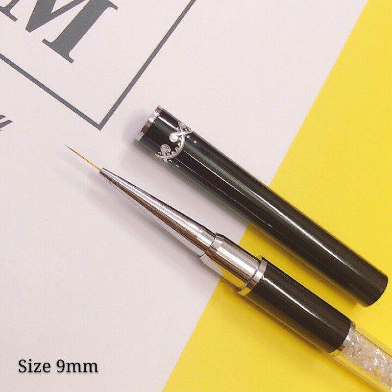 Cọ nét cán đá 3 size 6mm 9mm 12mm- CHEAP NAIL