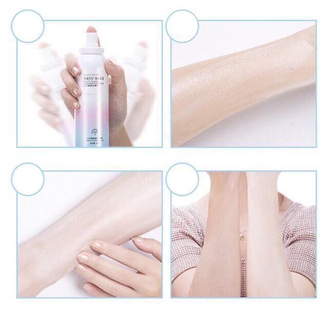 CHAI XỊT CHỐNG NẮNG TRẮNG DA MAYCREATE 150ML