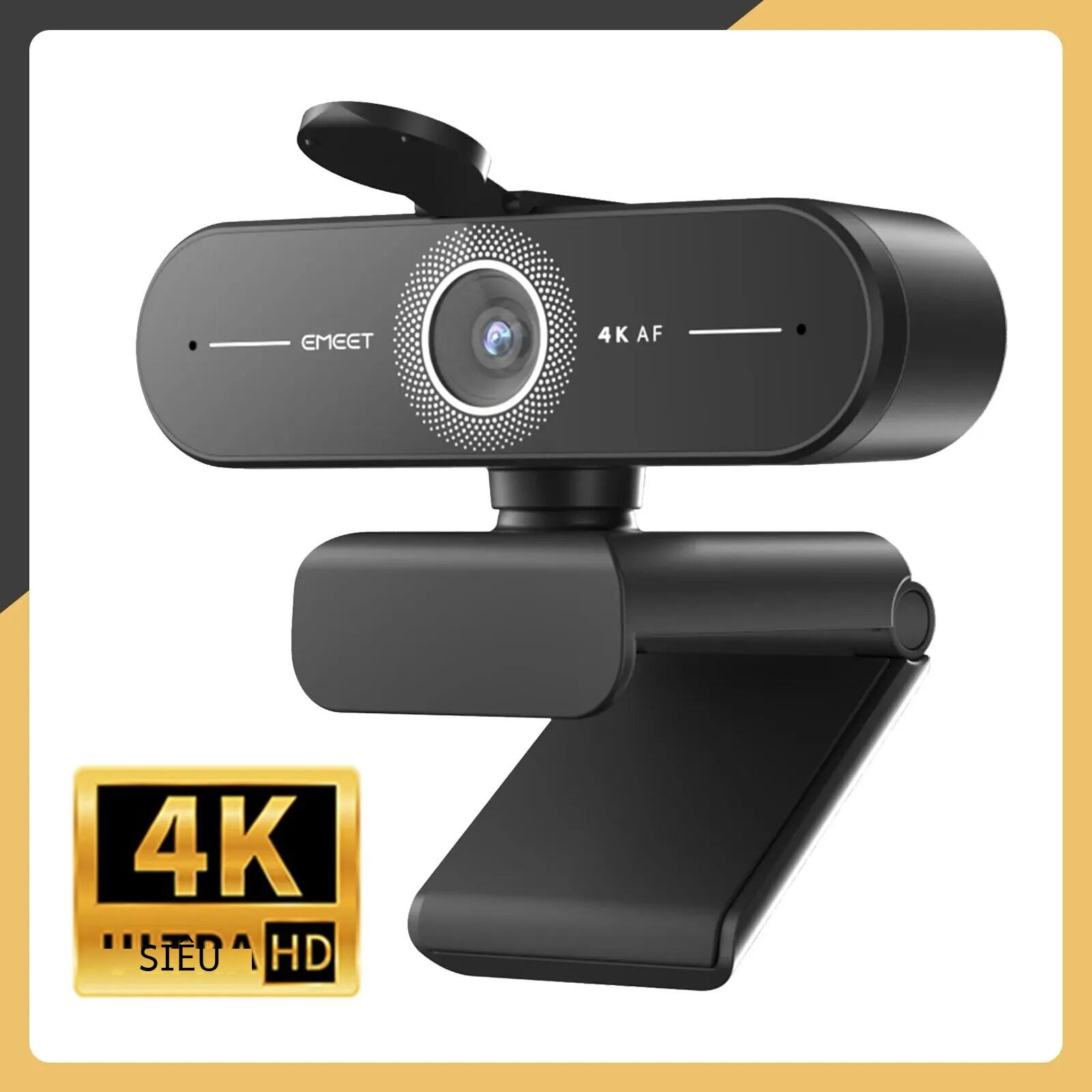 Webcam Tự Động Lấy Nét 4K 1440P EMEET C60E USB Camera Máy Tính 1080P Cho Cuộc Gọi Video & Hội Nghị C