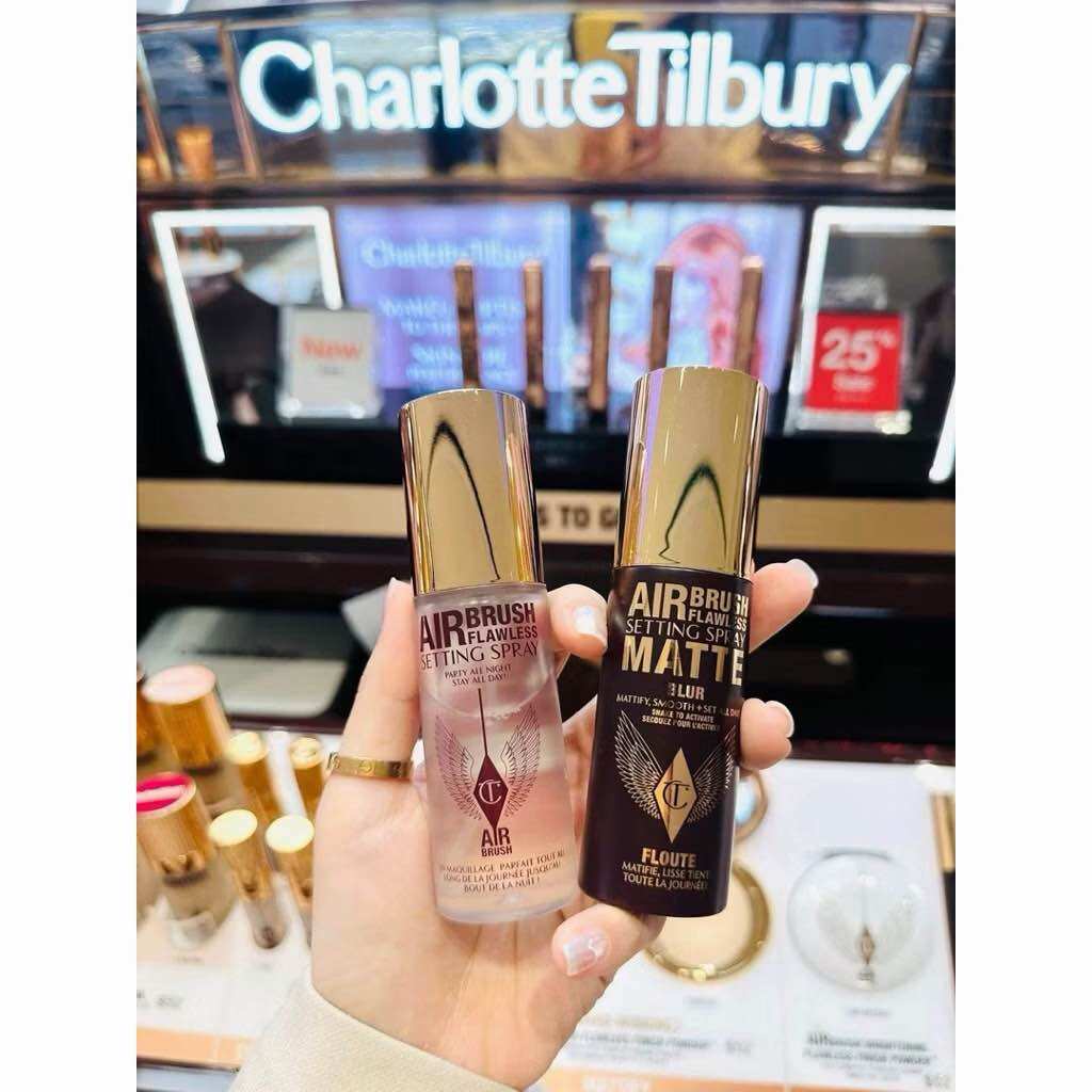 [CHÍNH HÃNG 109%] XỊT KHOÁ MAKEUP CHARLOTTE TILBURY AIRBRUSH FLAWLESS SETTING SPRAY 34ML FULLBOX
