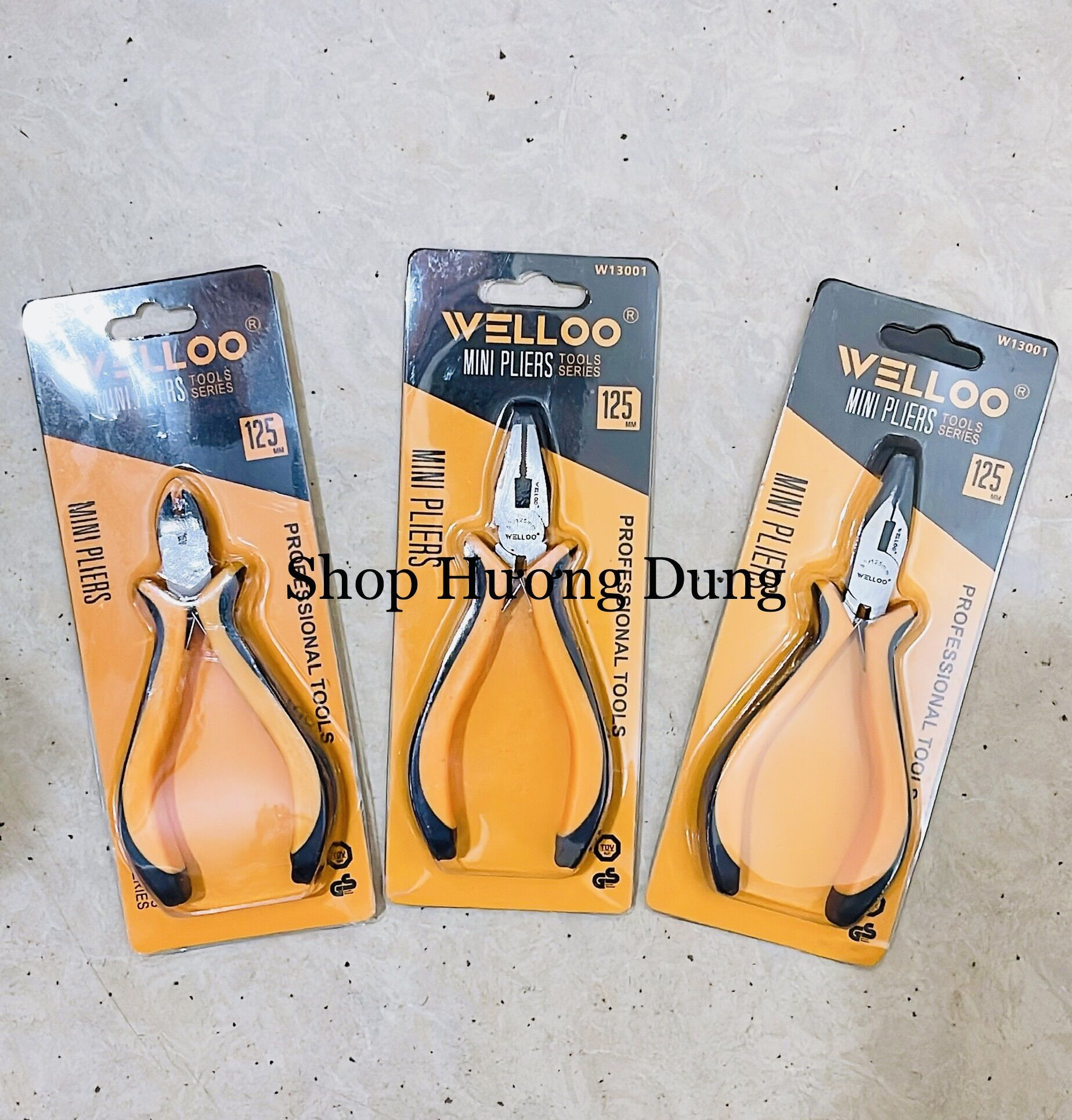 Kìm điện kìm cắt kìm nhọn mini 5” Welloo