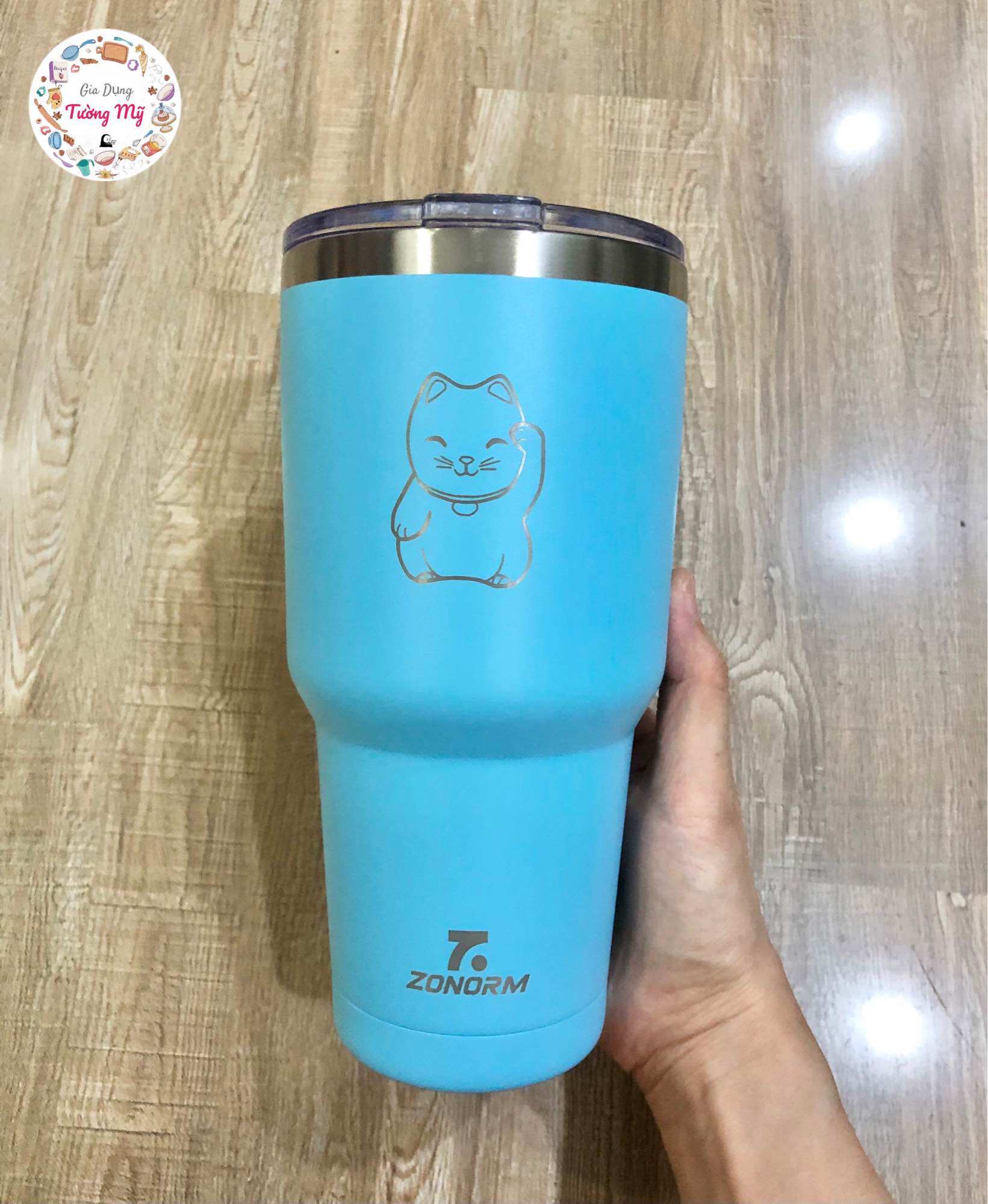 [Hàng Loại 1] Ly Giữ Nhiệt 900ml Inox 304 Sơn Nhám Cao Cấp Kèm Túi + 2 Ống Hút + Cây Rửa Ống Hút + Sticker 3D