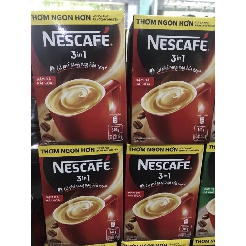 2 gói Cà Phê Nescafe 3in1 hộp (2 gói x 17g)