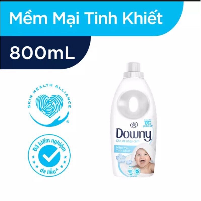 Nước xả vải Downy mềm mại 800ml