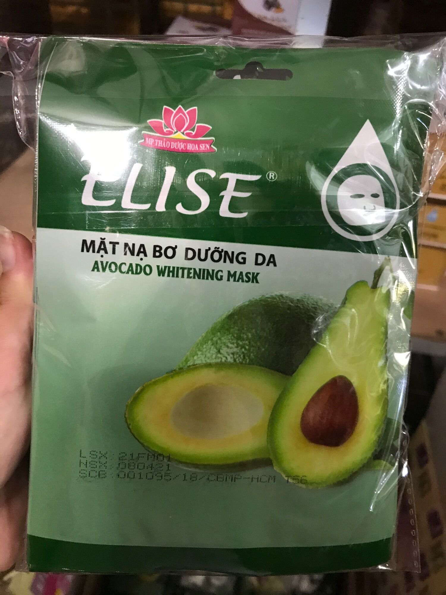 Mặt nạ Elise bơ