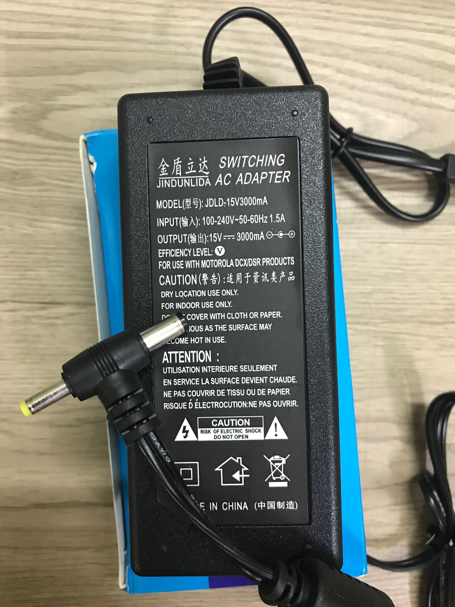 Nguồn sạc loa kéo 15v-3a, adapter sạc loa kéo 15v-3a