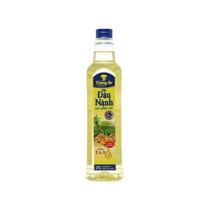 Set 2 chai Dầu đậu nành tường an 1 lít