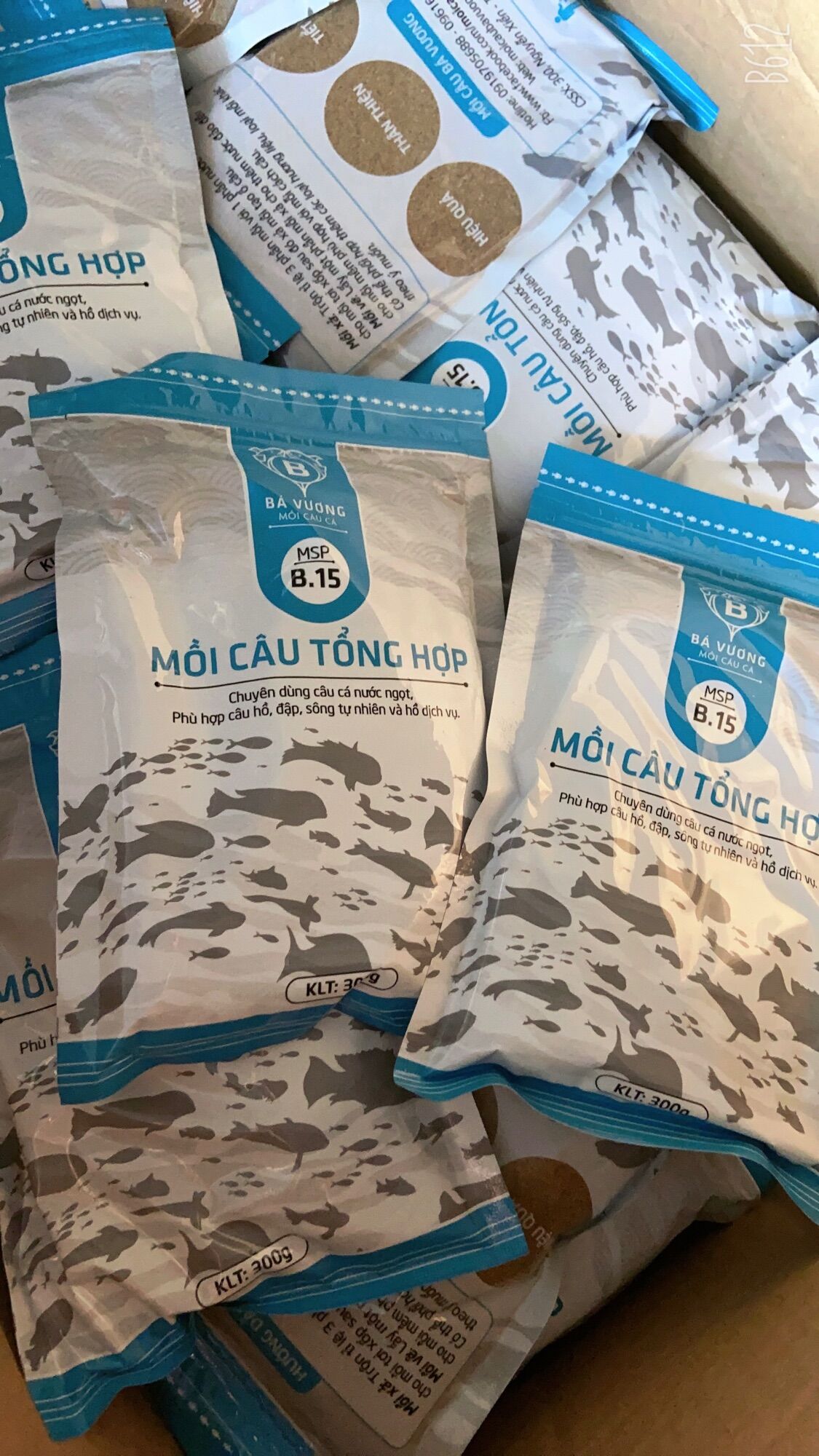 Mồi câu cá tổng hợp - b15 bá vương