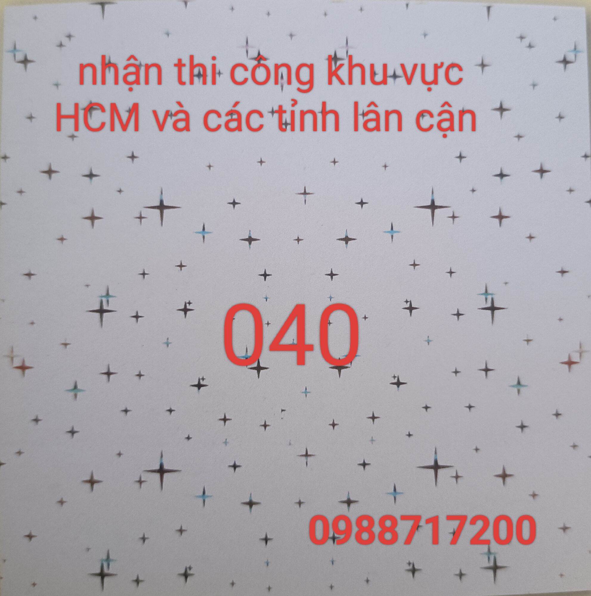 la phông nhựa
