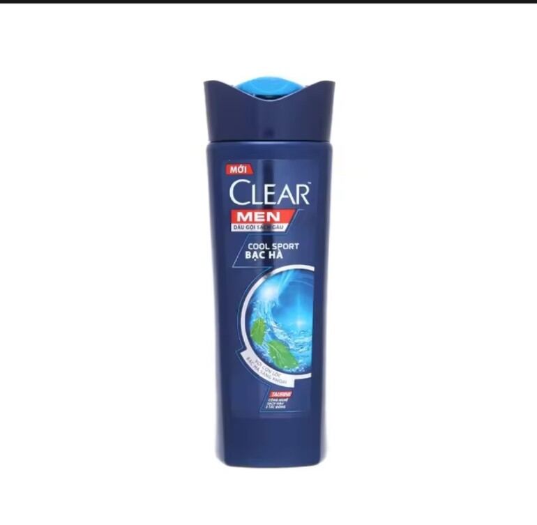 Dầu gội đầu clear men bạc hà 170g cho nam