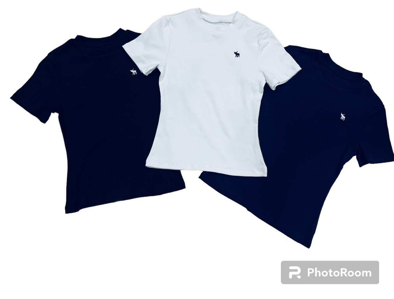 Áo thun nữ form basic chất thun gân tăm cotton