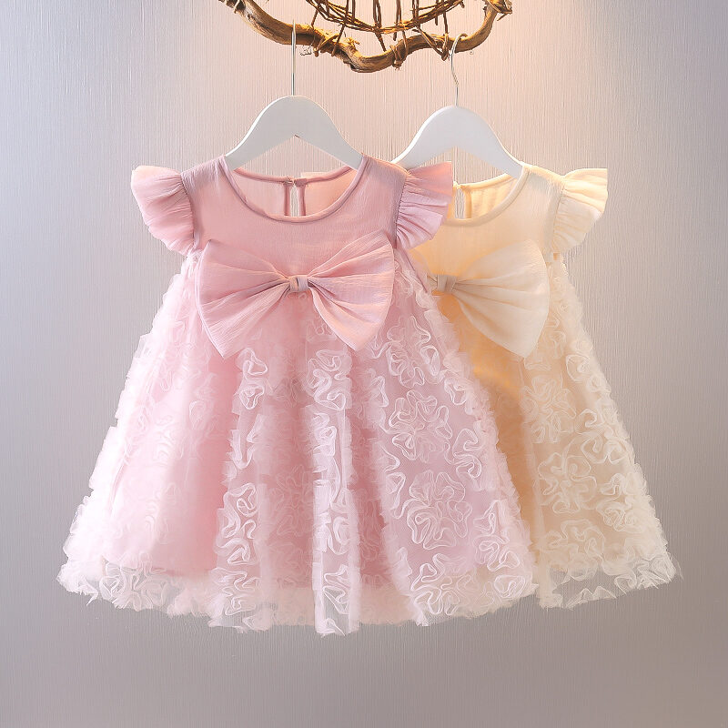 Trẻ em mặc váy cho bé gái mùa xuân và mùa thu Váy dài tay cho bé sơ sinh  0123 tuổi váy trẻ em hàn quốc  Tàu Tốc Hành  Giá