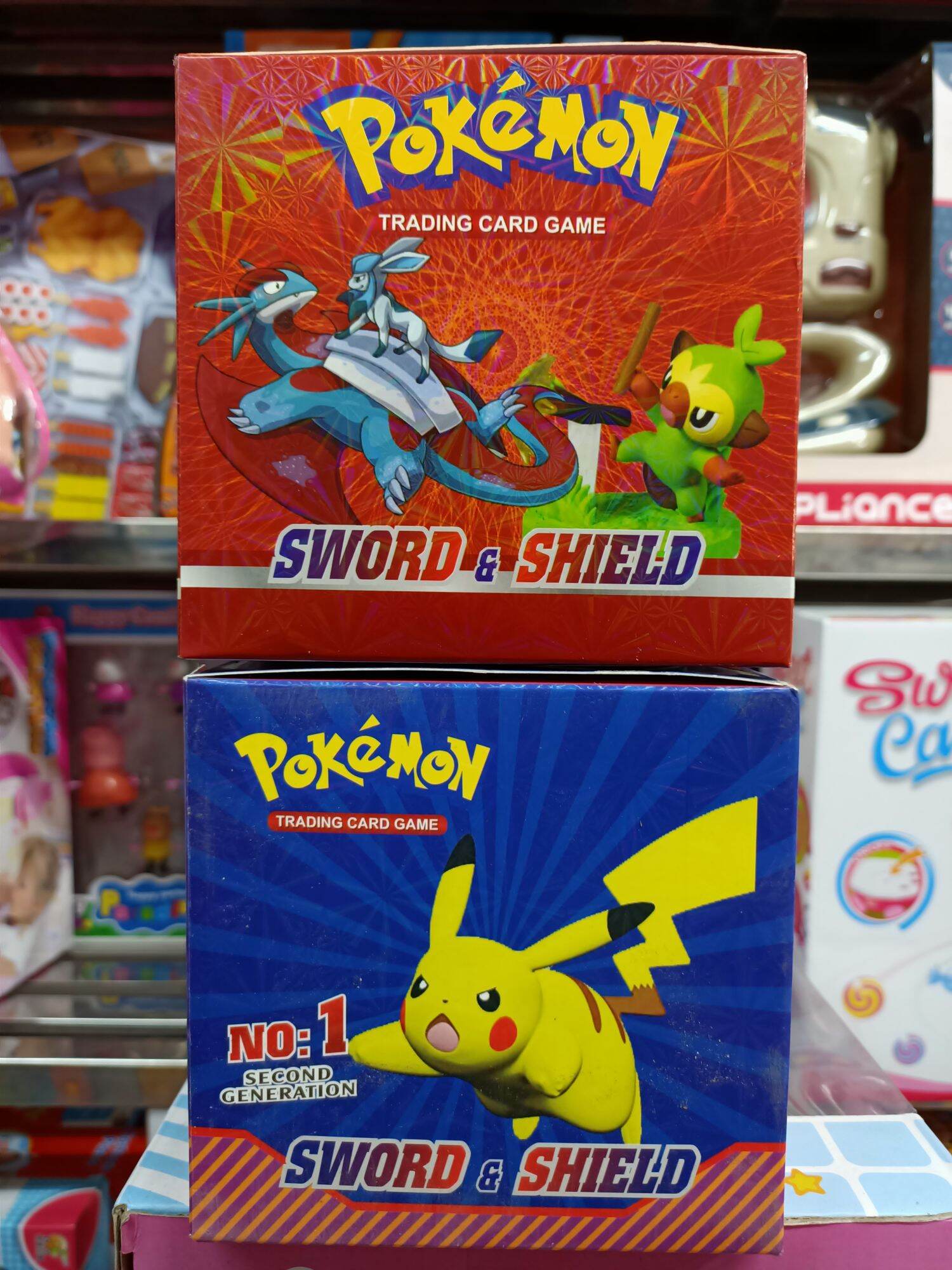 Hộp đồ chơi Thẻ bài Pokemon (giao màu ngẫu nhiên)