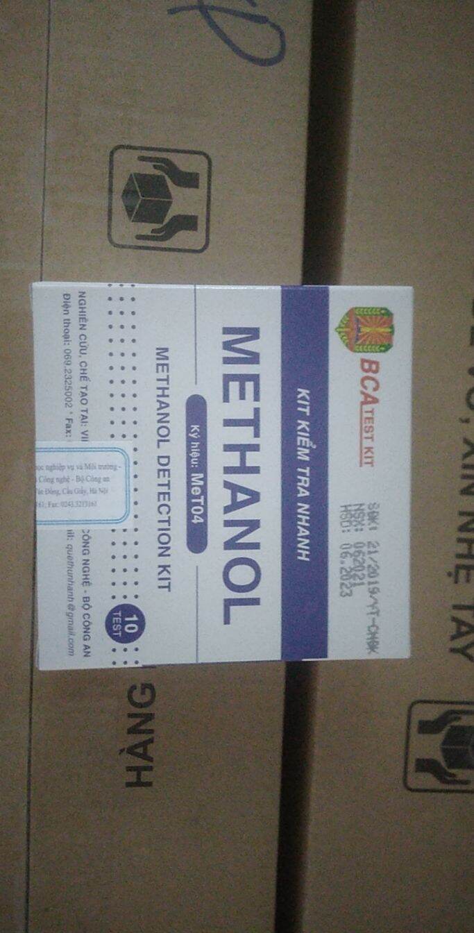 Kit kiểm tra nhanh Metanol