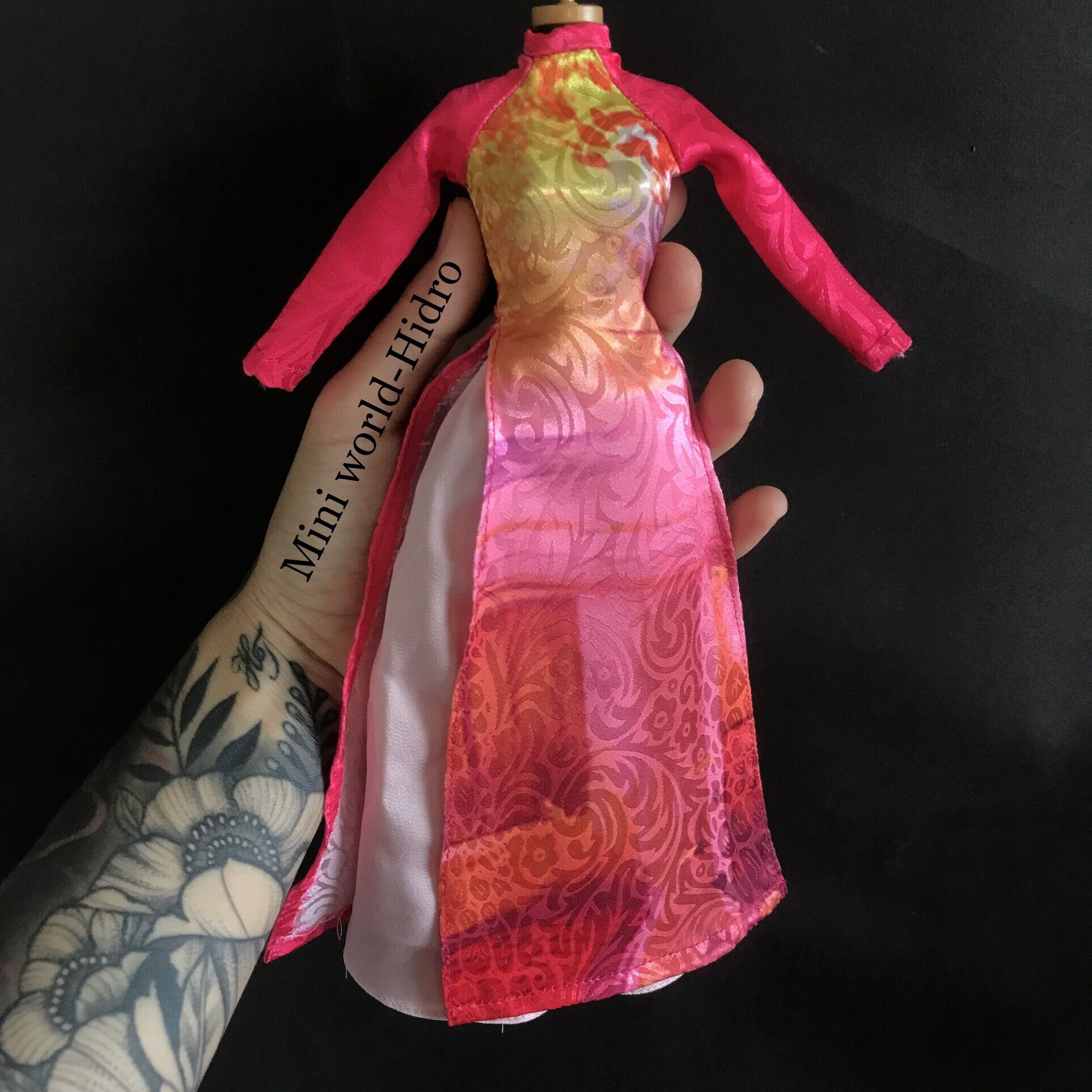 Áo dài cho búp bê Barbie 30cm