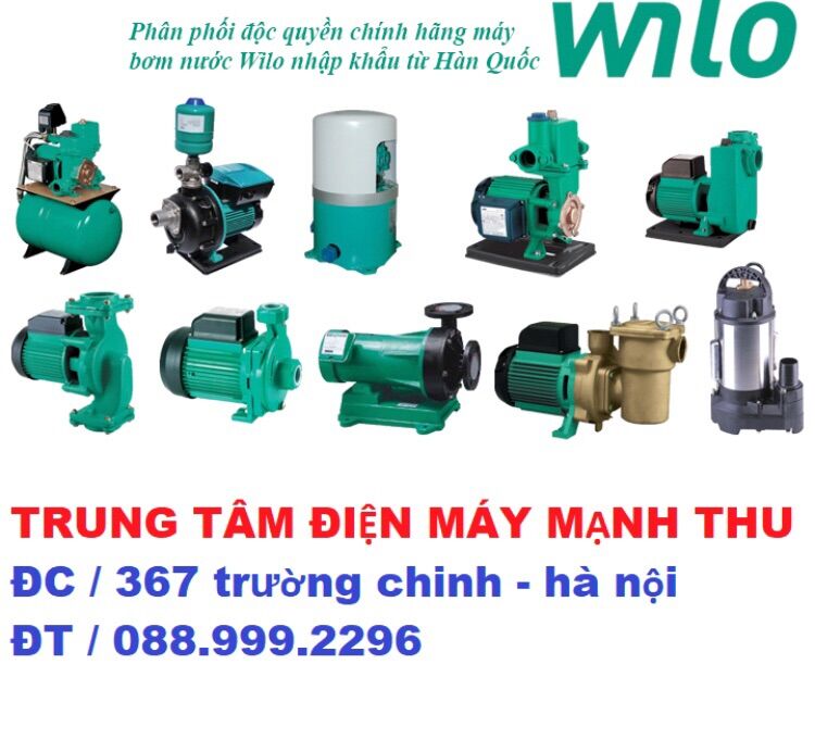 MÁY BƠM TĂNG ÁP NƯỚC NÓNG WILO 200w