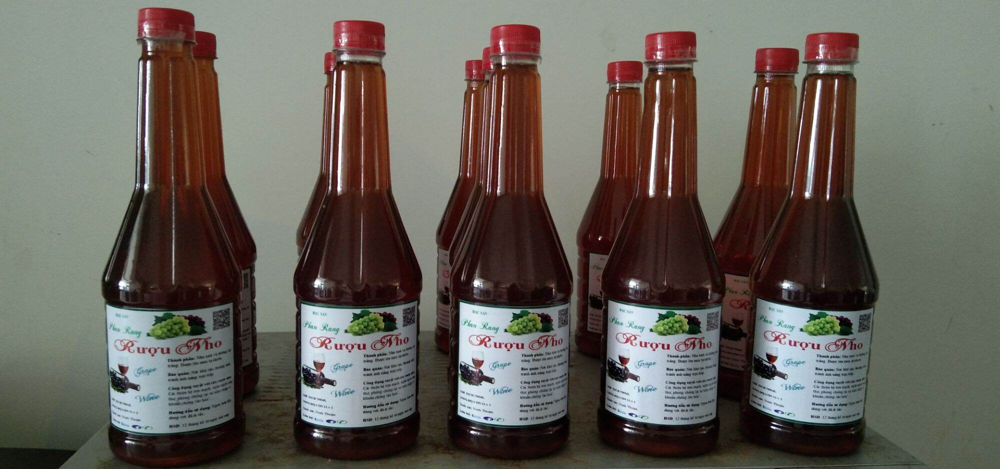 1chai nước Nho Lên Men Phan Rang 750ml