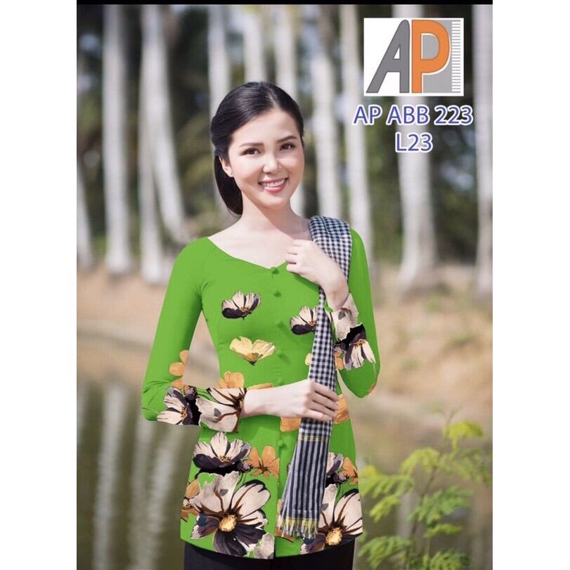 ÁO LẺ BÀ BA VẢI THUN IN 4D size L 55-60kg