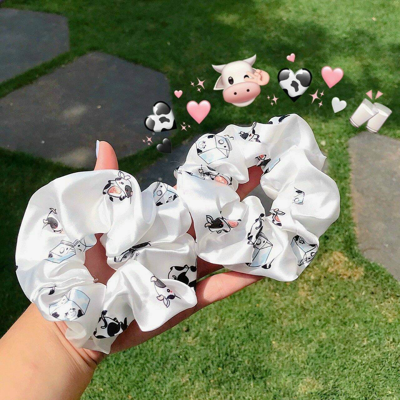 CỘT TÓC VẢI IN HÌNH THÚ ĐÁNG YÊU