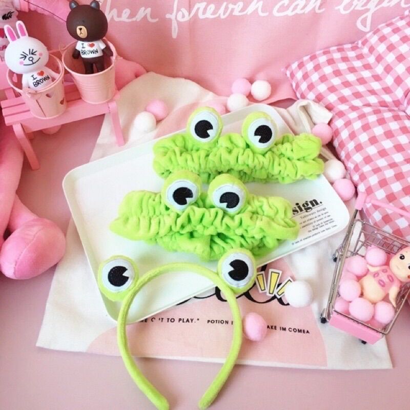 Băng đô - cài tóc ếch con cute dễ thương