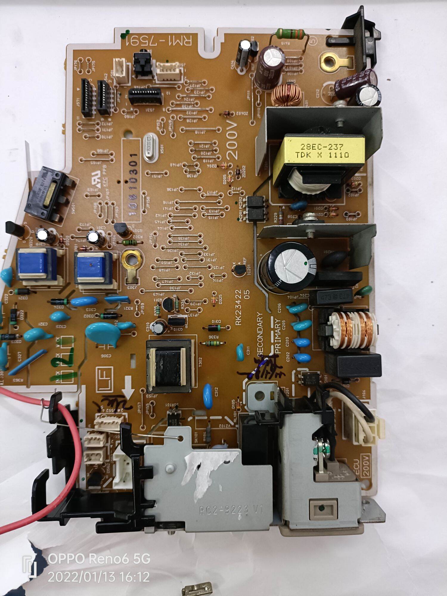 Nguồn máy in Hp p1102 tháo máy bảo hành 1 tháng