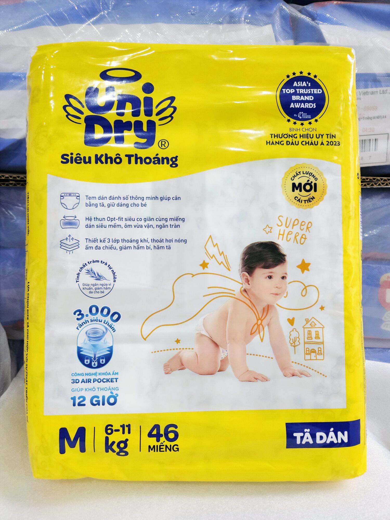 Tã dán Unidry M46/ L38/ XL34