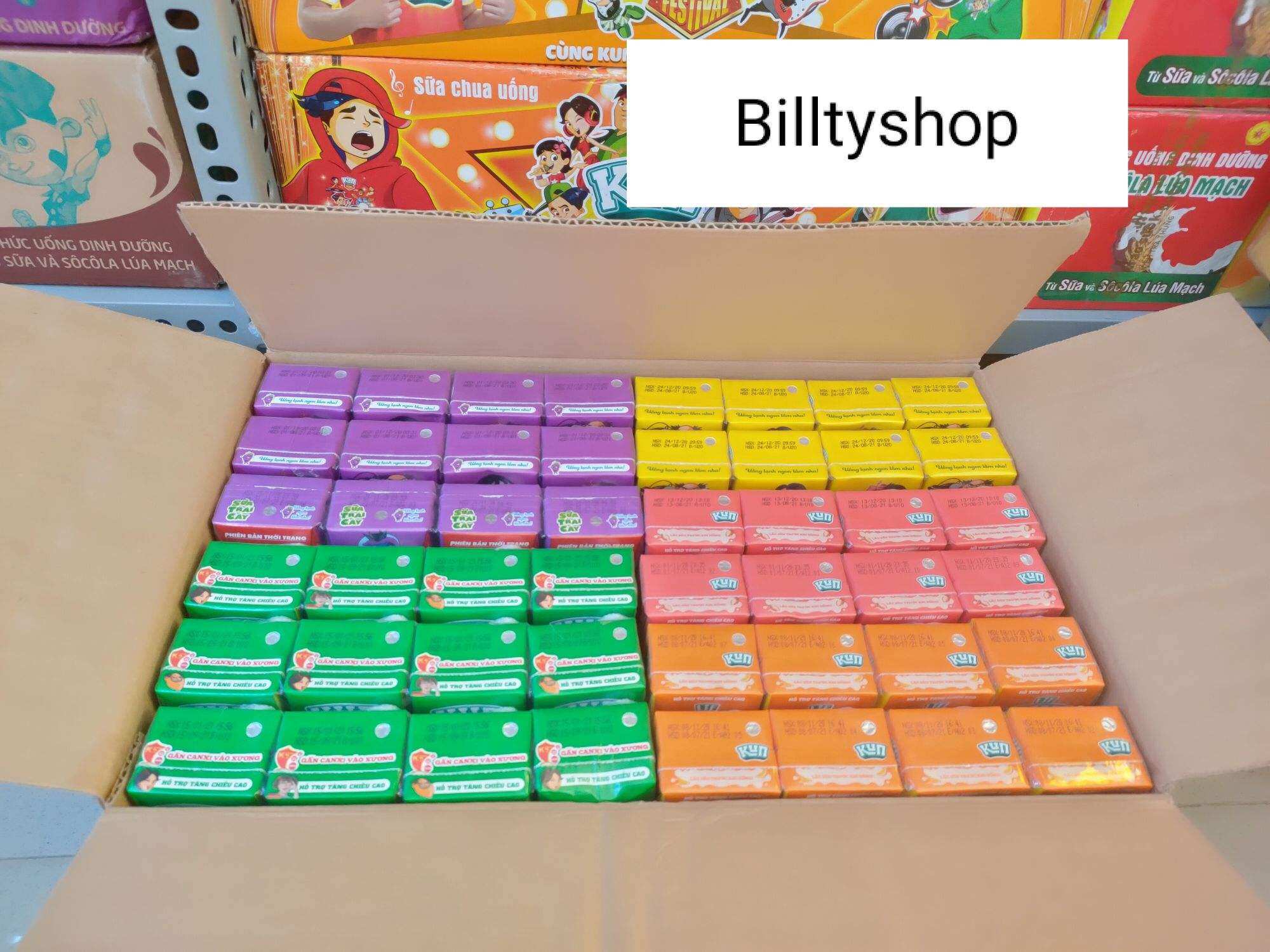 Thùng sữa KUN mix vị 180ml (48 hộp x 180ml)