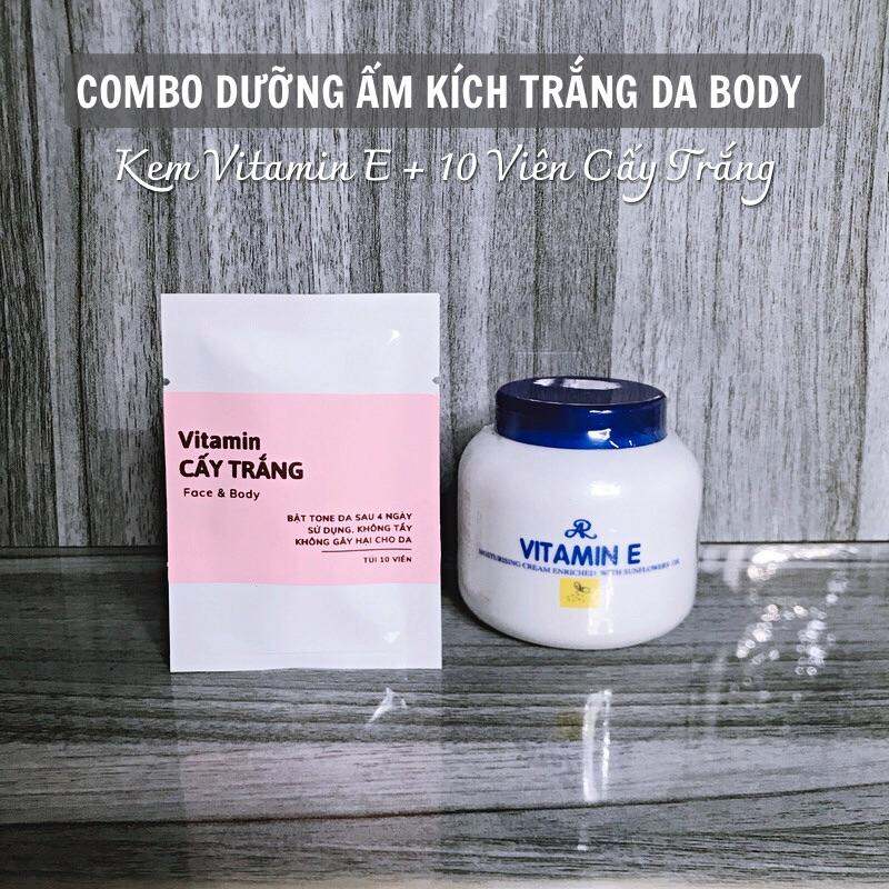 COMBO 3: DƯỠNG ẨM + KÍCH TRẮNG DA